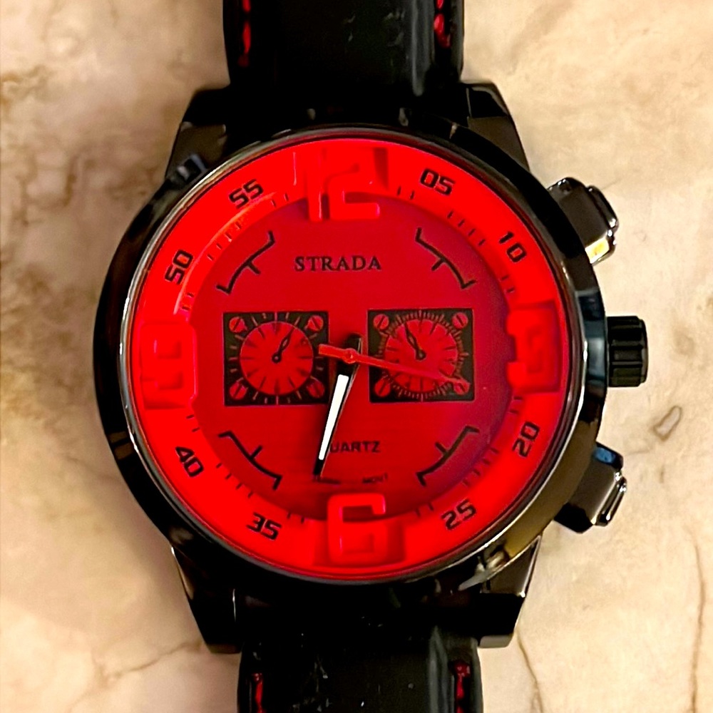 Red Sports Watch